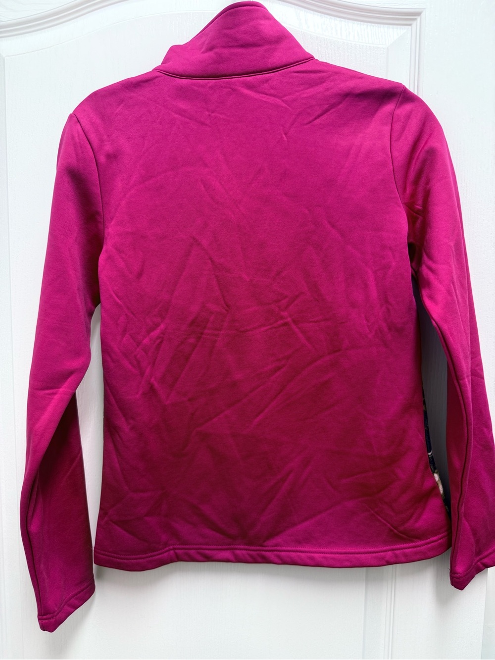 Browning Women’s Pink Camo Quarter Zip Pullover Size Small Hunting Outdoor Top - Picture 3 of 3